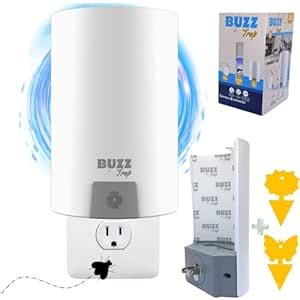 Indoor Fly Trap, Indoor Fly Killer for Home, Highly Effective UV Light ...