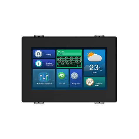 DWIN DMG80480C070_15WTR 7.0 Inch With Shell 800x480 RS232/RS485 HMI LCD ...
