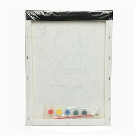 ZORSE space six shades of Expression wooden frame canvas painting set ...