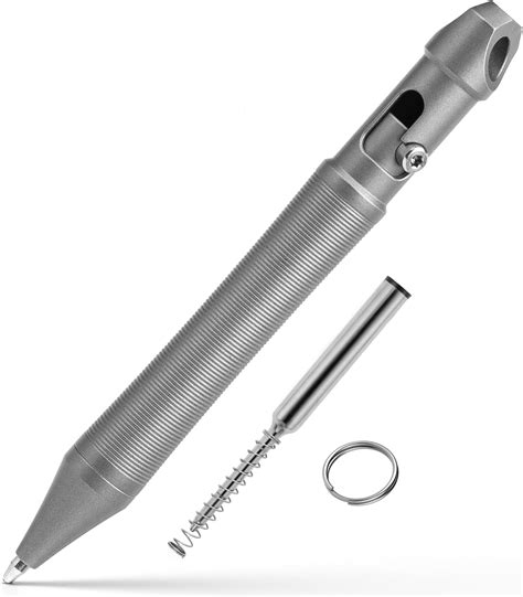 Amazon.com: TACRAY Mini Titanium EDC Pen,Keychain Pen,Pocket Size Pen ...