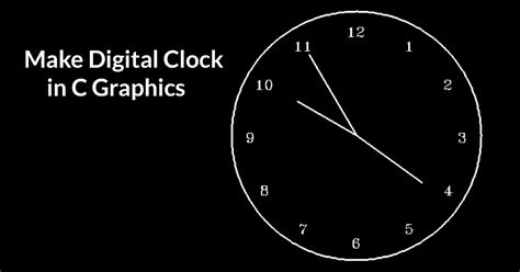 Image result for Digital Clock Using C