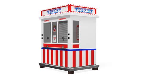3D model Ticket Booth Classic | 3D Molier International