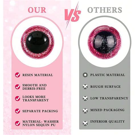 Stuffed Crochet Eyes With Washers, Craft Decoration Eyes And Nose For ...