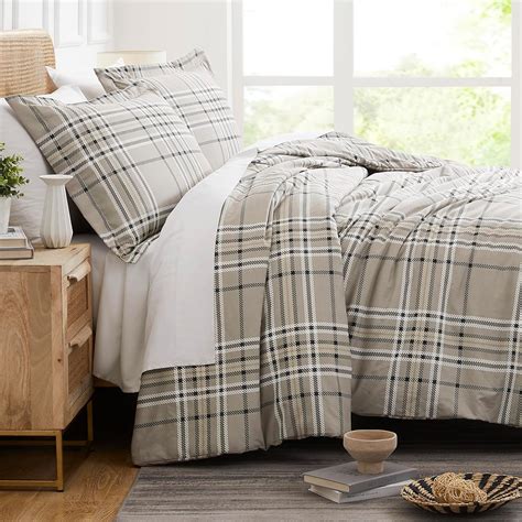 Amazon.com: Southshore Fine Living, Inc. Oversized Plaid Duvet Cover ...