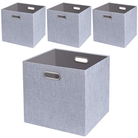 Thicker Fabric Storage Cubes 13 inch Collapsible Storage Bins for ...