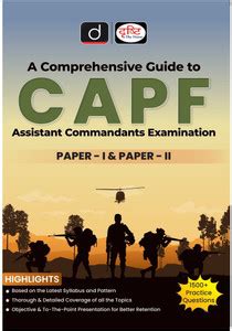Drishti IAS CAPF Assistant Commandants Examination P-1& 2: Buy Drishti ...