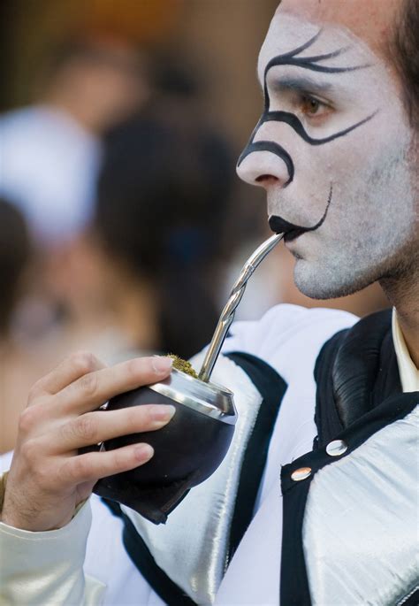 Stock photo 50683018 - MONTEVIDEO, URUGUAY - JANUARY 31: A costumed ...