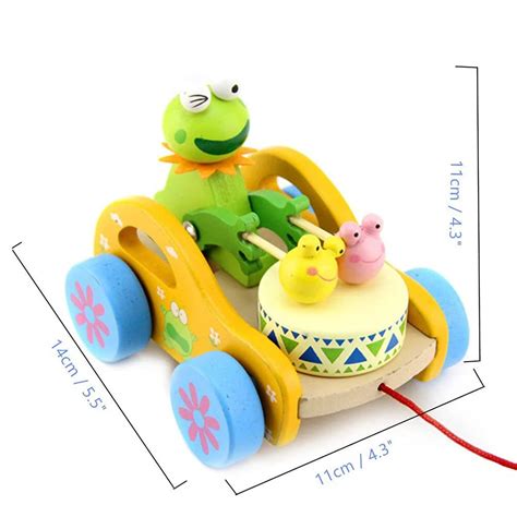 Frog cart Pull along – Toystorey