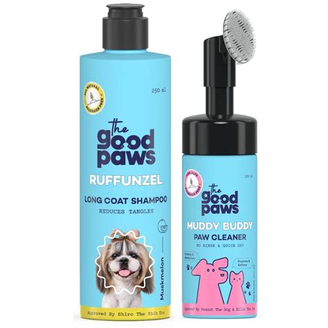Buy The Good Paws Pair Ruffunzel Dog Shampoo & Muddy Buddy Paw Cleaner ...