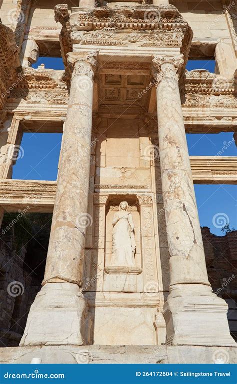 The Iconic Celsus Library Of Ephesus Royalty-Free Stock Image | CartoonDealer.com #264172726