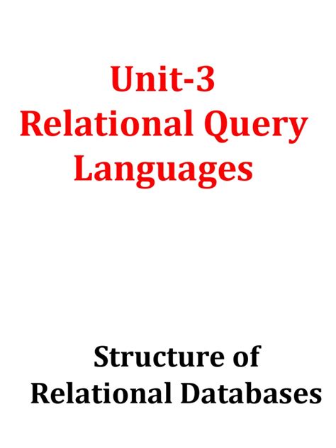 Image result for Relational Query