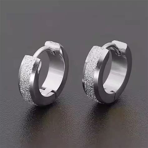 Buy Now Premium Nose & Ear Ring - AURORA SILVER - 5mm Titanium Steel ...