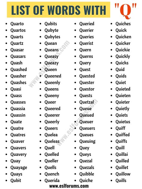 Words That Have Aq - Printable Calendars AT A GLANCE