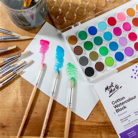 Hog Brush Set Round & Flat Discovery 12pc - Versatile Art Brushes ...