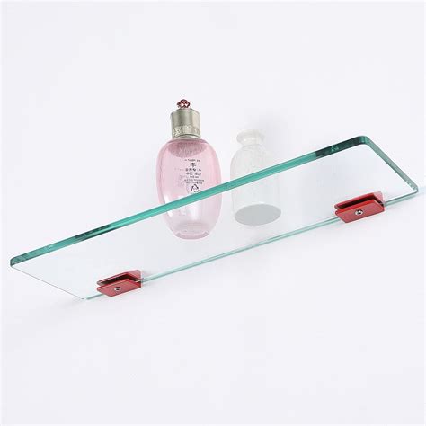 APROTOSS Contemporary Glass Wall Shelves with Red India | Ubuy