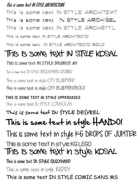 CAD Text Styles 的图像结果