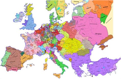 Europe in 1490 (at the end of the reign of King Matthias Cornivus of ...