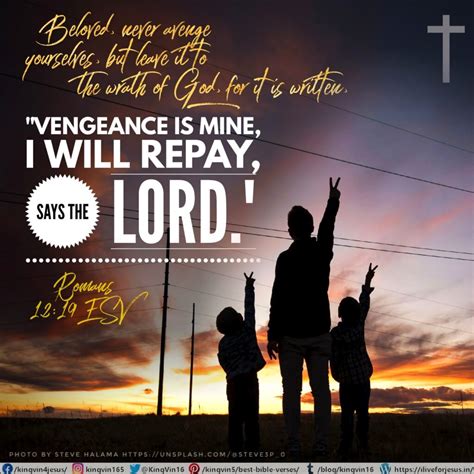 Vengeance is Mine - I Live For JESUS