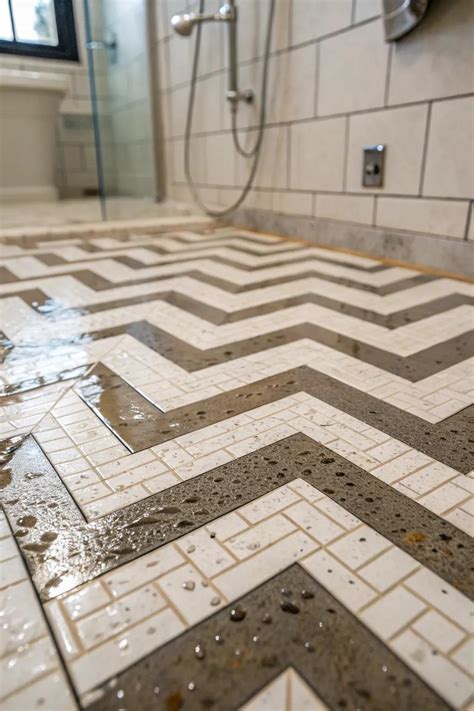 19+ Stylish Shower Floor Tile Ideas