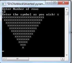 Image result for Different Inverted Piramid with Numbers Pattern Printing C Programs