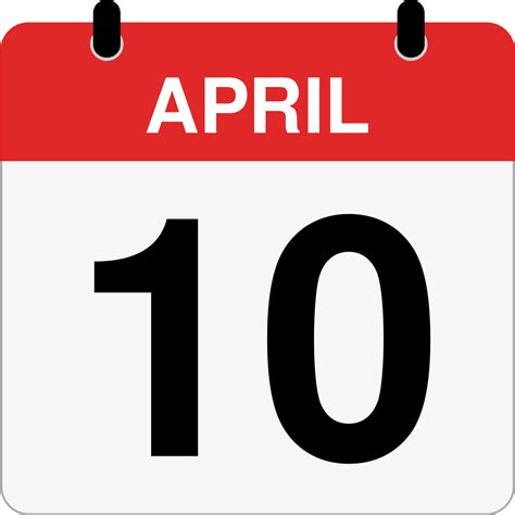 How Many Days Until April 10th? - Inch Calculator