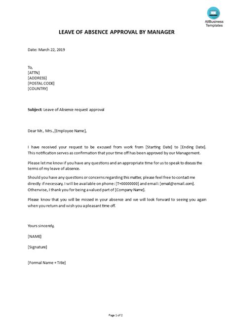 Image result for Approval Letter Example