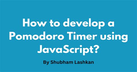 Pomodoro Clock JavaScript 的图像结果