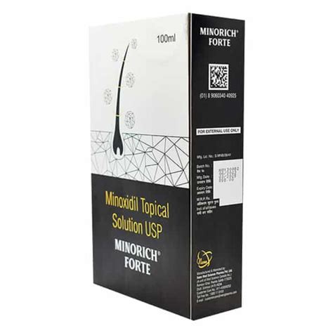 Buy MINOXIDIL TOPICAL SOLUTION 100 ML -MINORICH FORTE Online & Get Upto ...