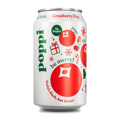 Poppi Prebiotic Soda, Cranberry Fizz, 12 fl oz Can - Walmart.com