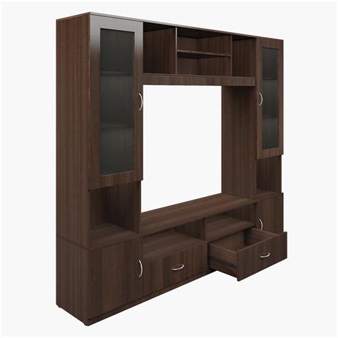 Buy Helios Telly Entertainment Wall Unit - Brown from Helios by Home ...