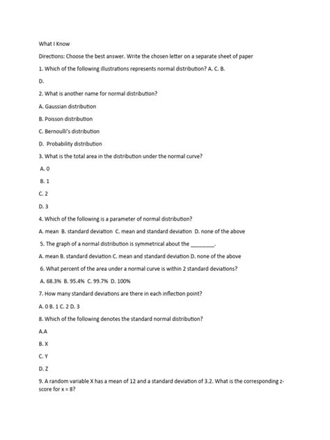Image result for Area of Normal Distribution Exercise Pdf