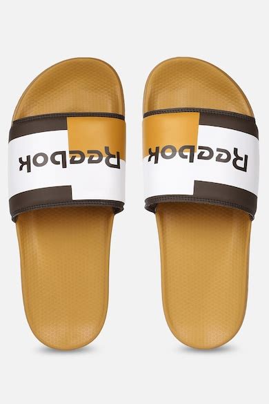 Reebok India Official | Reebok Pop Slides U - Men Yellow Sandals ...