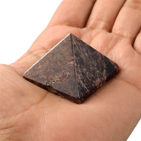 Buy Reiki Crystal Products Natural Black Tourmaline Pyramid for Reiki ...