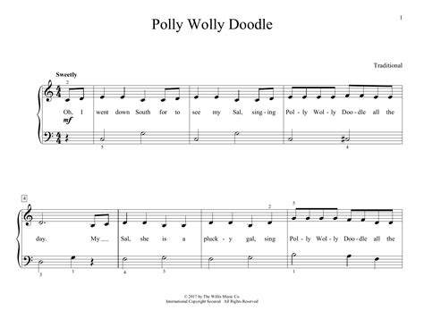 Polly Wolly Doodle meaning