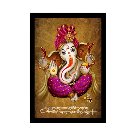 Dharvika Innovations Ganesh Photo Frames for Wall | Ganesha photo ...