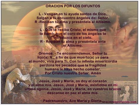 Oraciones catolicas para difuntos - Imagui
