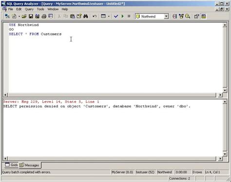 Database Denydatareader Role Work in SQL Server 的图像结果