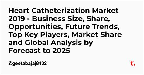 Heart Catheterization Market 2019 - Business Size, Share, Opportunities ...