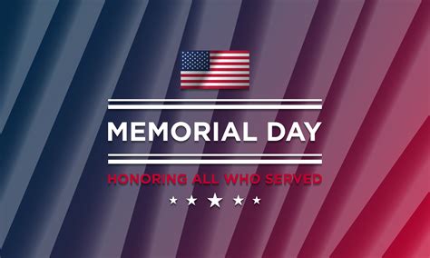 Memorial Day Background Design 43510995 Vector Art at Vecteezy