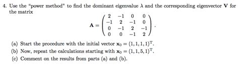 Power Method to Find Dominant Eigen Vakues Code in Python 的图像结果