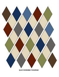 Image result for Rhombus Quilt Tutorial