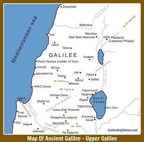 List 102+ Pictures Map Of Sea Of Galilee In Bible Times Full HD, 2k, 4k