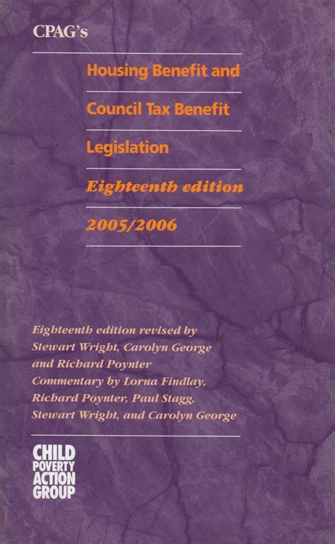 Buy CPAG's Housing Benefit and Council Tax Benefit Legislation 2005/06 ...