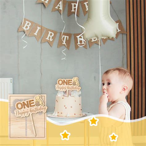 ZsaTuiy Winnie Cake Topper-Pooh Baby Shower Decorations-One India | Ubuy