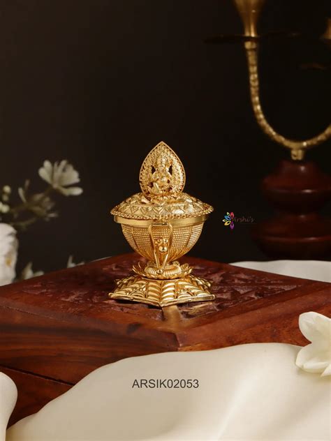 Matte Ganesha Kumkum Box – Arshis