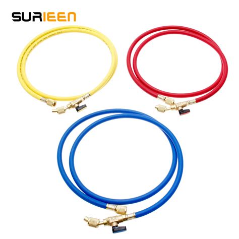 Refrigerant Hoses Refrigerant Charging Hose Set With Ball Valves - 3 ...