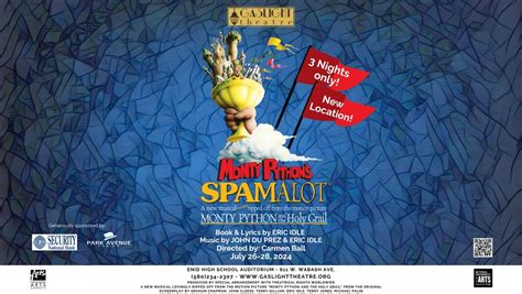 Monty Pythons SPAMALOT, Enid High School, 26 July 2024 | AllEvents.in