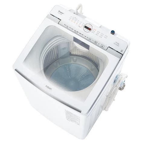 AQUA AQW-VP12A(W) 全自動洗濯機 上開き 洗濯12kg 乾燥3.5kg 簡易乾燥 ホワイト | ヤマダウェブコム