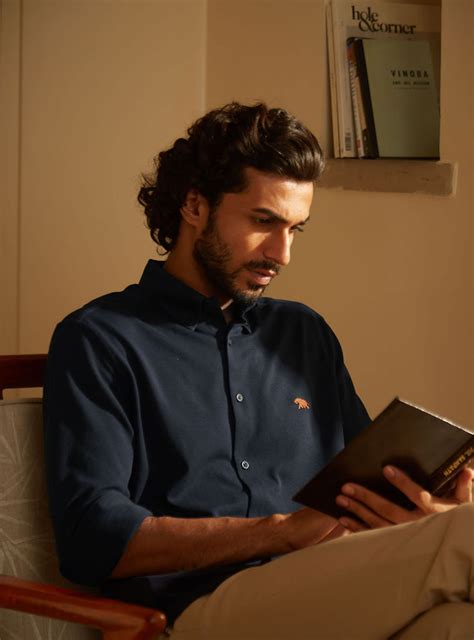 Andamen Ocean Pique Knit Shirt