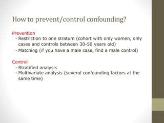 Image result for Confounder vs Effect Modifier